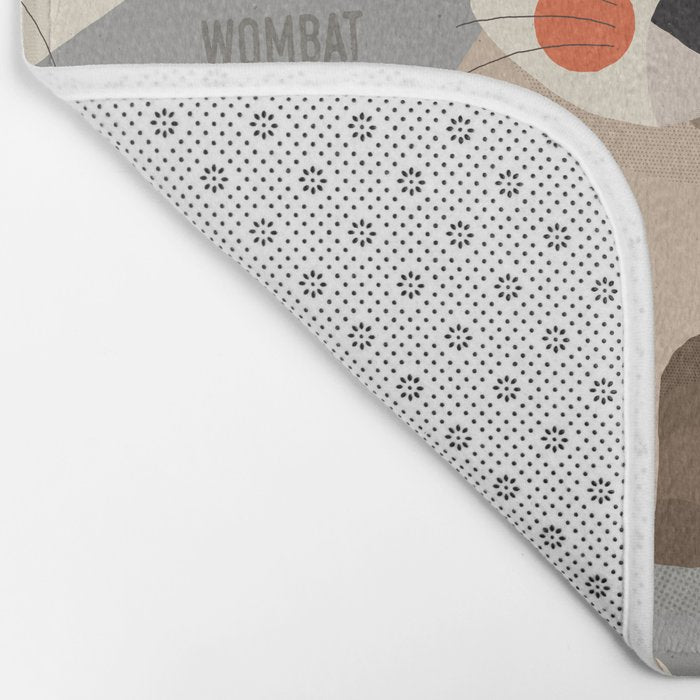 Wombat, Wildlife of Australia Bath Mat Gallery Image 2