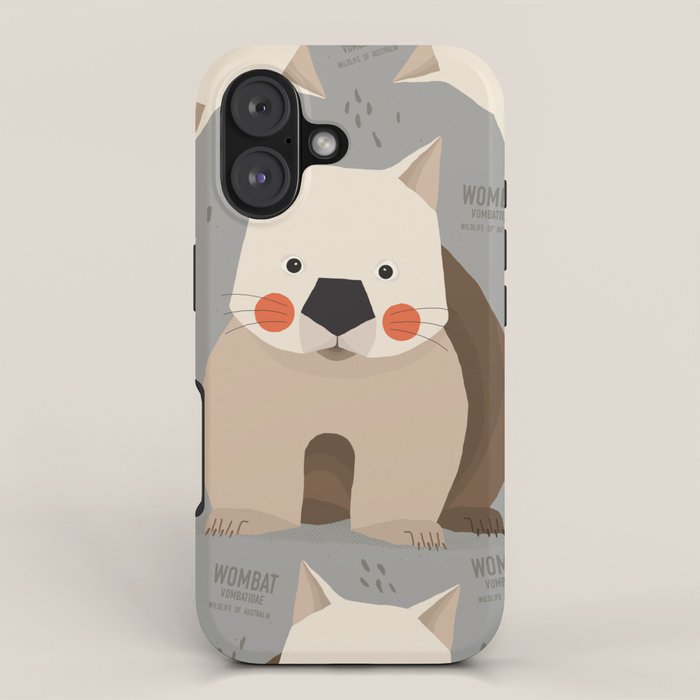 Wombat, Wildlife of Australia iPhone Case Gallery Image 1