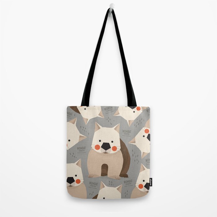 Wombat, Wildlife of Australia Tote Bag Gallery Image 2