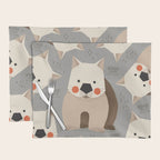 Wombat, Wildlife of Australia Placemat Gallery Image 1