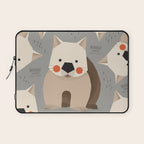 Wombat, Wildlife of Australia Laptop Sleeve Gallery Image 1