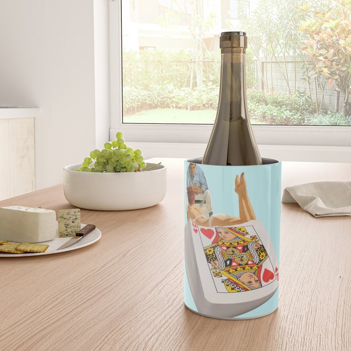 queen blue Wine Chiller Gallery Image 4