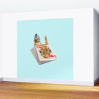 queen blue Wall Mural Gallery Image 2