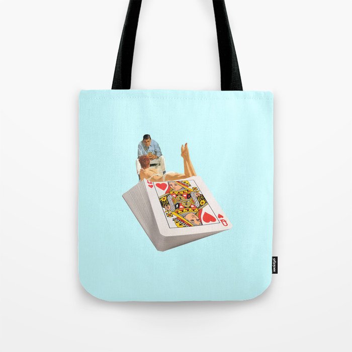 queen blue Tote Bag Gallery Image 1