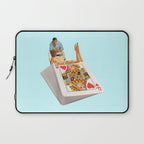 queen blue Laptop Sleeve Gallery Image 1
