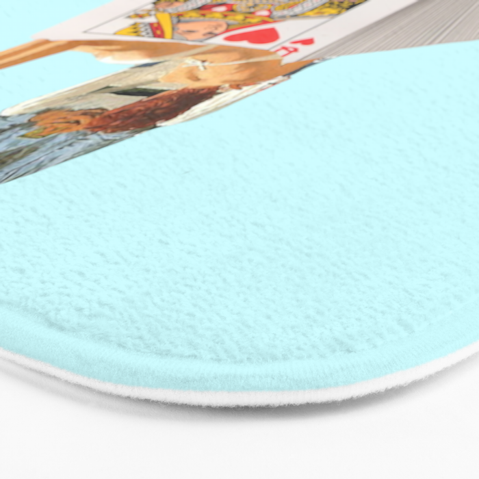 queen blue Bath Mat Gallery Image 3
