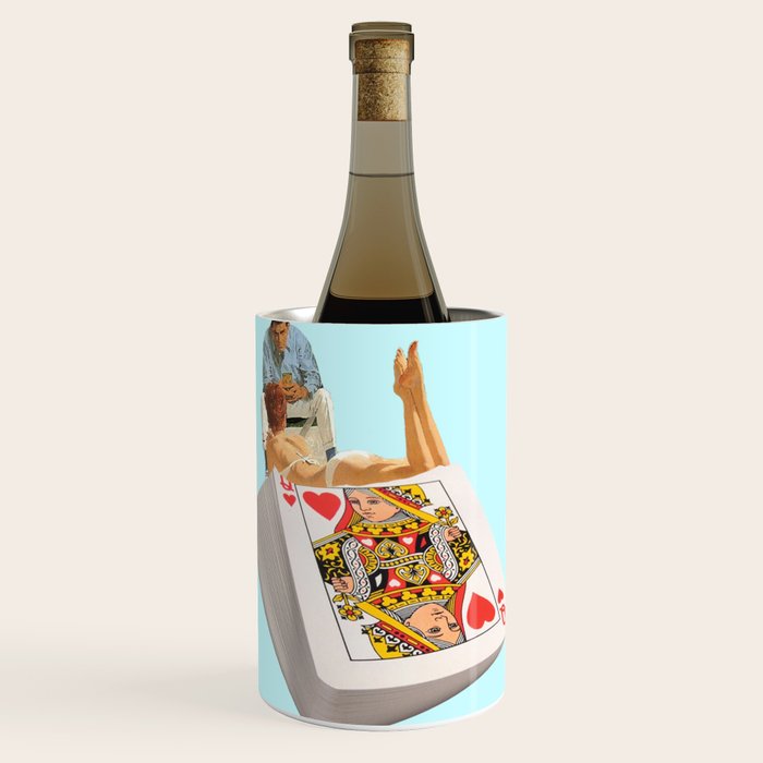 queen blue Wine Chiller Gallery Image 1