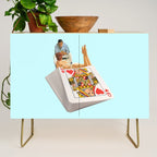 queen blue Credenza Gallery Image 1