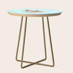 queen blue Side Table Gallery Image 1