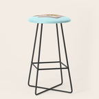 queen blue Stool Gallery Image 1