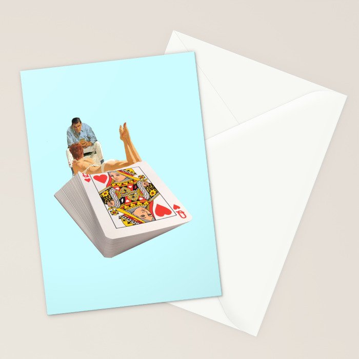 queen blue Stationery Card Gallery Image 2