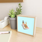 queen blue Mini Art Print Gallery Image 2