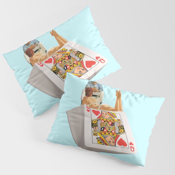 queen blue Pillow Sham Gallery Image 3