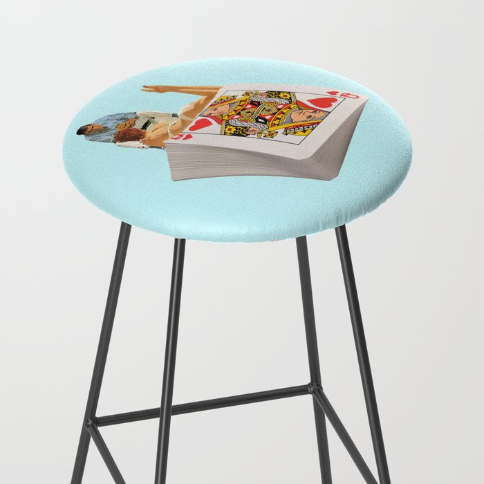 queen blue Stool Gallery Image 2