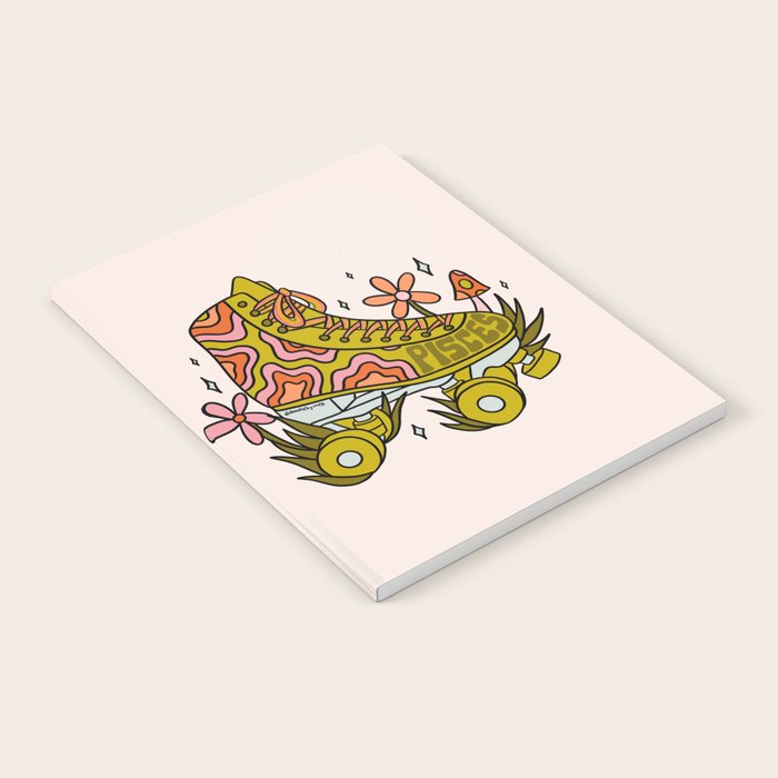 Pisces Roller Skate Notebook Gallery Image 2