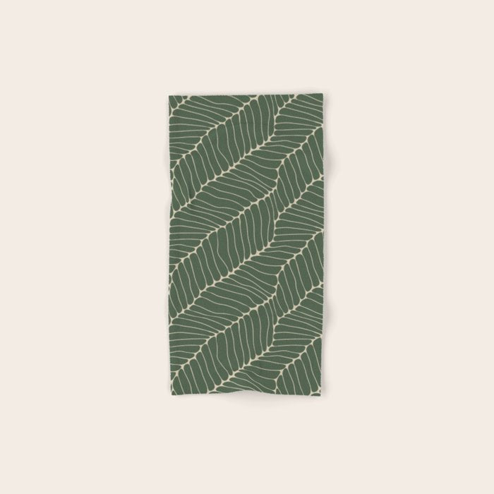 Organic Nature Green Bath Towel Gallery Image 1