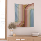 Gradient Curvature IX Wall Tapestry Gallery Image 2