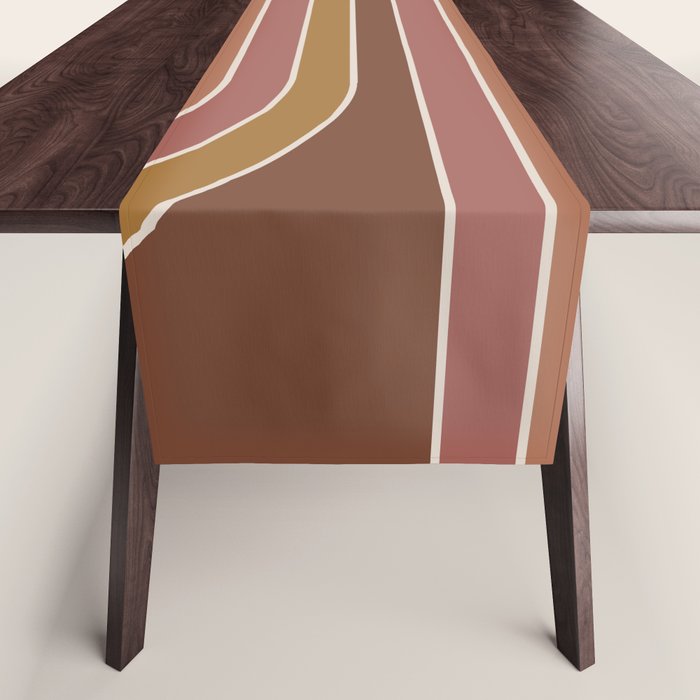 Gradient Curvature IX Table Runner Gallery Image 1