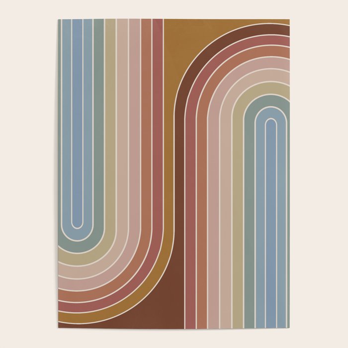 Gradient Curvature IX Poster Gallery Image 4
