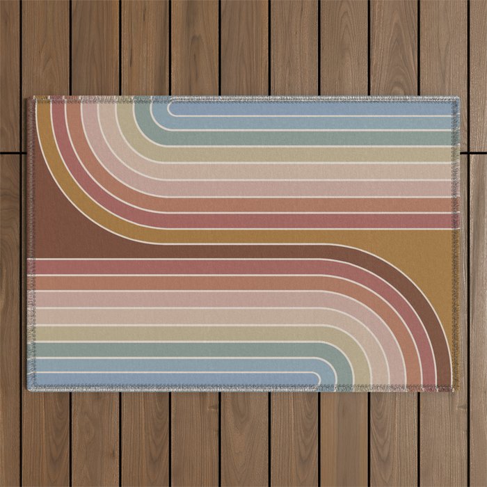 Gradient Curvature IX Outdoor Rug Gallery Image 1