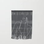 Minimal Line Art of a Woman Wall Hanging Gallery Image 1