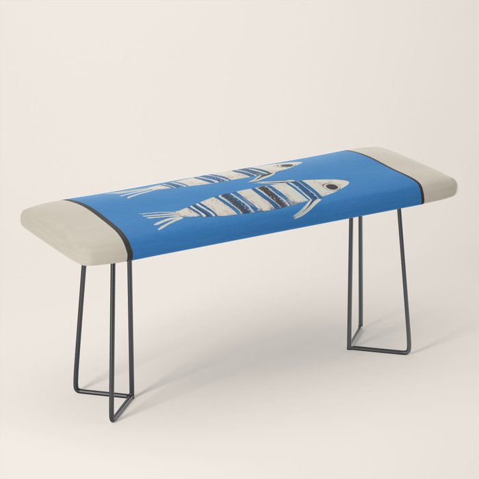 Minimal Fish on Blue Bench Gallery Image 1
