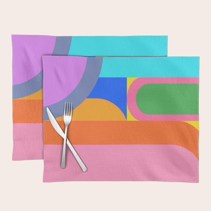 Shape and Color Study 59 Placemat Gallery Image 1