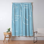 Abstract line art 38 Window Curtain Gallery Image 5