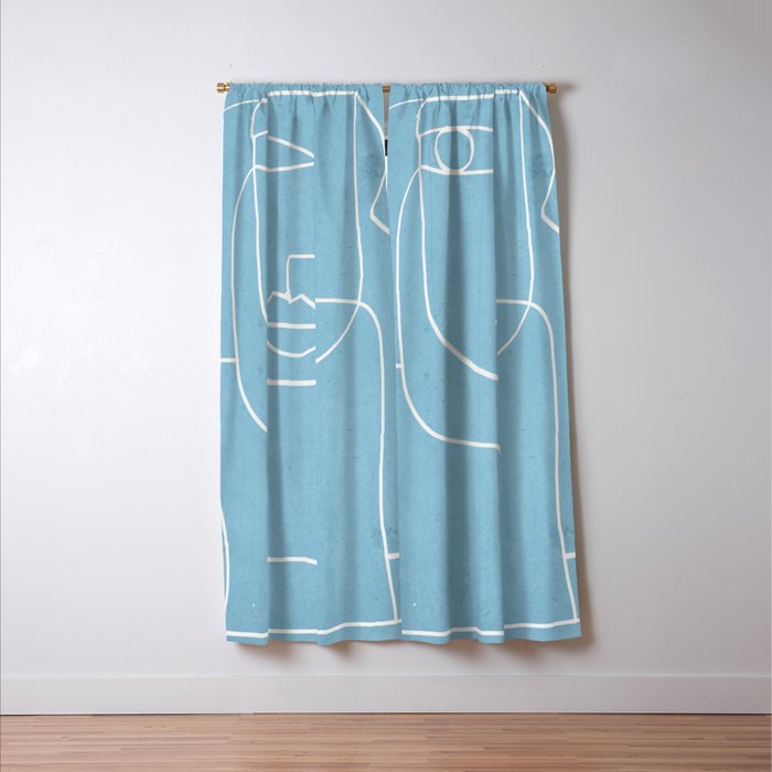Abstract line art 38 Window Curtain Gallery Image 3