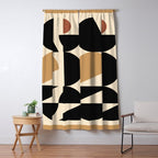Modern geometric shapes 46 Window Curtain Gallery Image 5