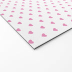 Small Hot Pink heart pattern Welcome Mat Gallery Image 2