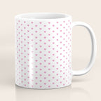 Small Hot Pink heart pattern Coffee Mug Gallery Image 1