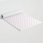 Small Hot Pink heart pattern Yoga Mat Gallery Image 2