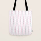 Small Hot Pink heart pattern Tote Bag Gallery Image 1