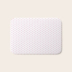 Small Hot Pink heart pattern Bath Mat Gallery Image 1