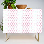 Small Hot Pink heart pattern Credenza Gallery Image 1