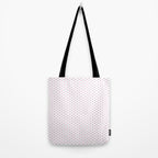 Small Hot Pink heart pattern Tote Bag Gallery Image 2