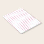 Small Hot Pink heart pattern Notebook Gallery Image 2