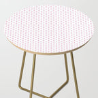 Small Hot Pink heart pattern Side Table Gallery Image 2
