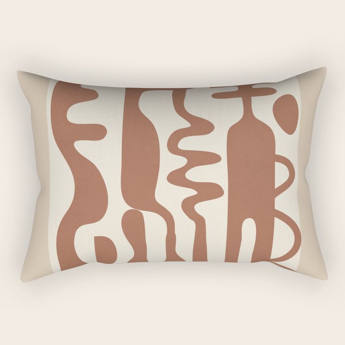 Terracotta Dreams  2 Rectangular Pillow Gallery Image 1