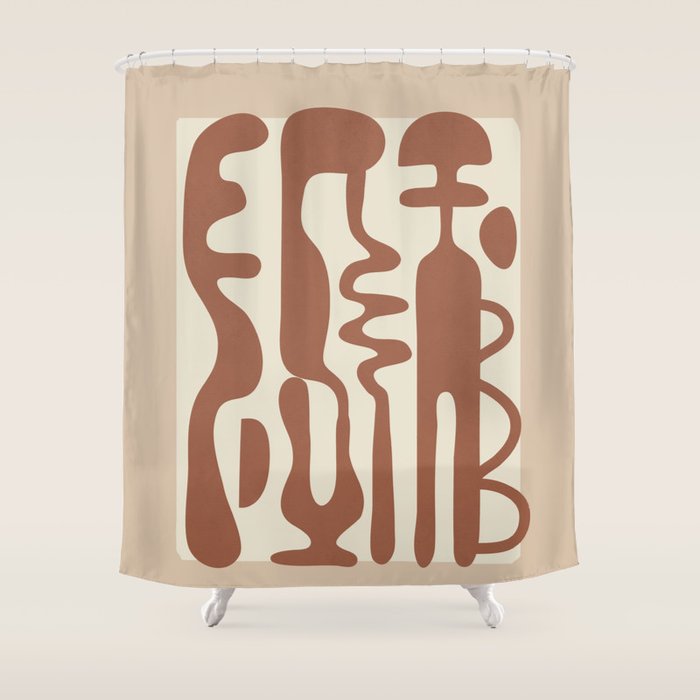 Terracotta Dreams  2 Shower Curtain Gallery Image 1