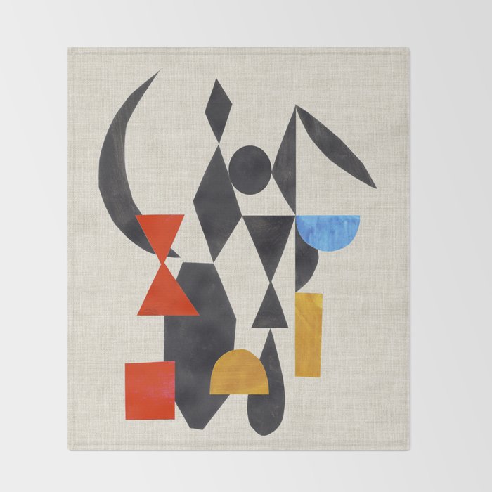 Primary Jewels  Throw Blanket Gallery Image 2