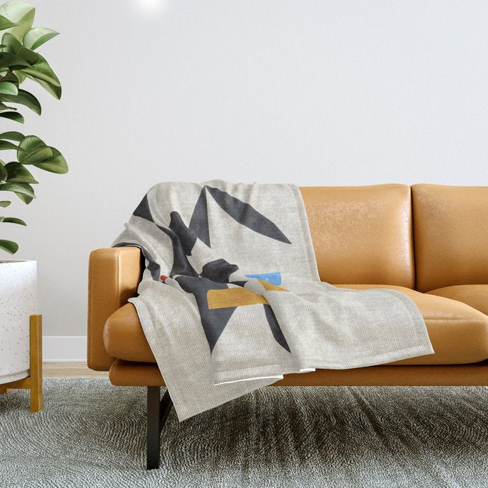 Primary Jewels  Throw Blanket Gallery Image 1