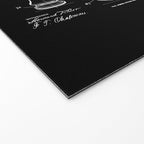 Chess King And Pieces Old Vintage Patent Drawing Print Welcome Mat Gallery Image 2