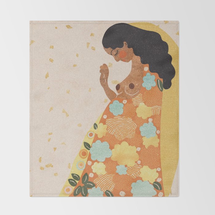 Sweet Waiting Throw Blanket Gallery Image 2