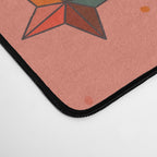 Folk Moon and Star Print Desk Mat Gallery Image 4