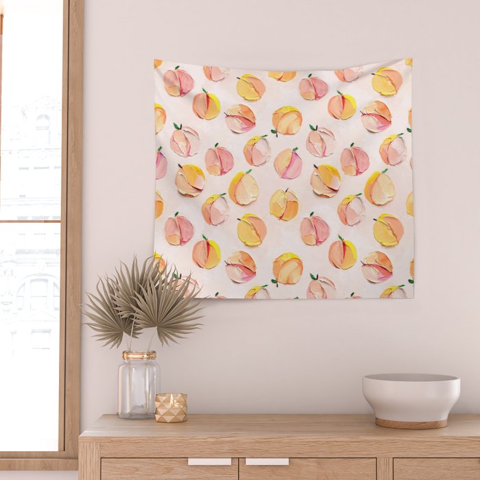 Peaches and Cream 13 Wall Tapestry Gallery Image 2