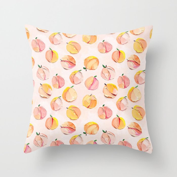 Peaches and Cream 13 Throw Pillow Gallery Image 6
