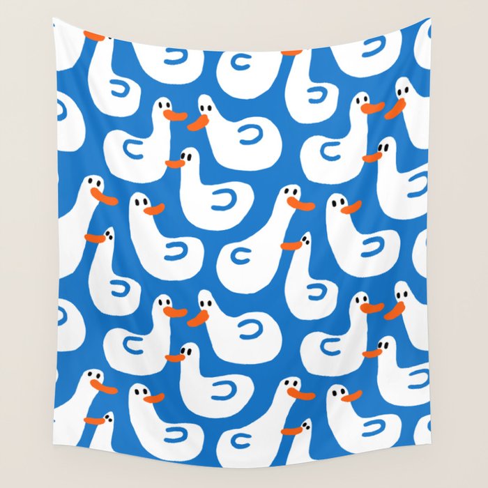 Duck duck duck Wall Tapestry Gallery Image 1