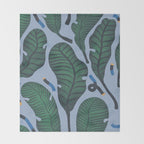 Retro, Jungle Out Throw Blanket Gallery Image 2
